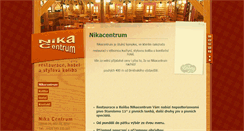 Desktop Screenshot of nikacentrum.cz