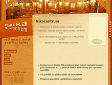 Tablet Screenshot of nikacentrum.cz